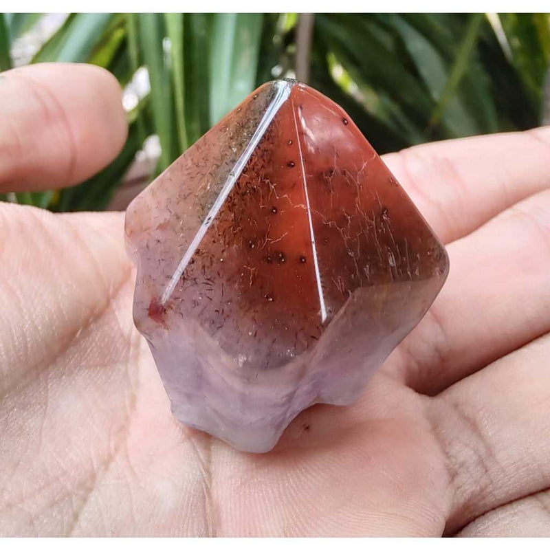 Pontinha Polida de Aurelite Vermelha