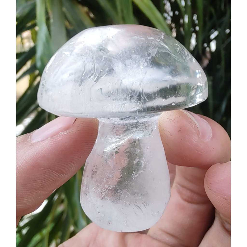 Cogumelo de Quartzo Branco