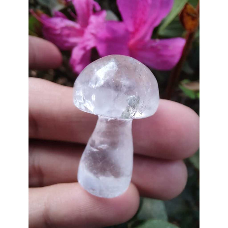 Cogumelo de Quartzo Branco