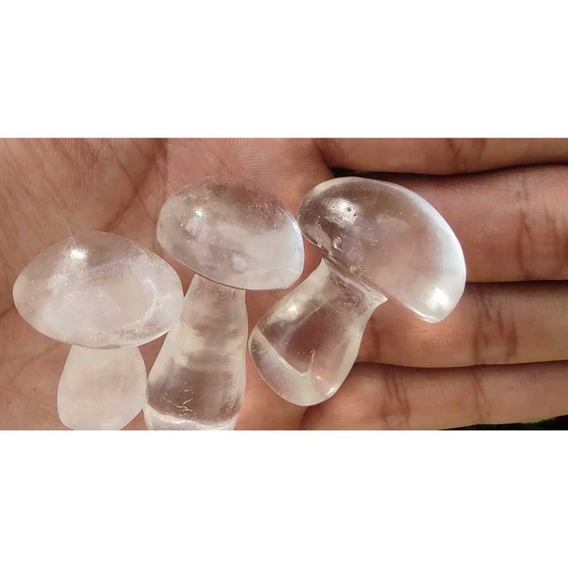 Cogumelo de Quartzo Branco