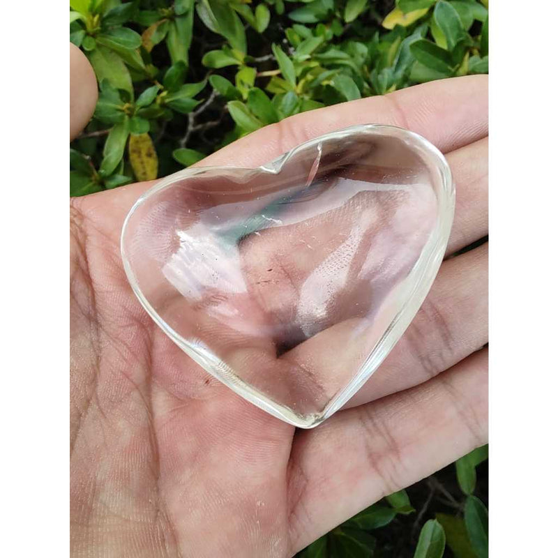 Coração de Quartzo Branco