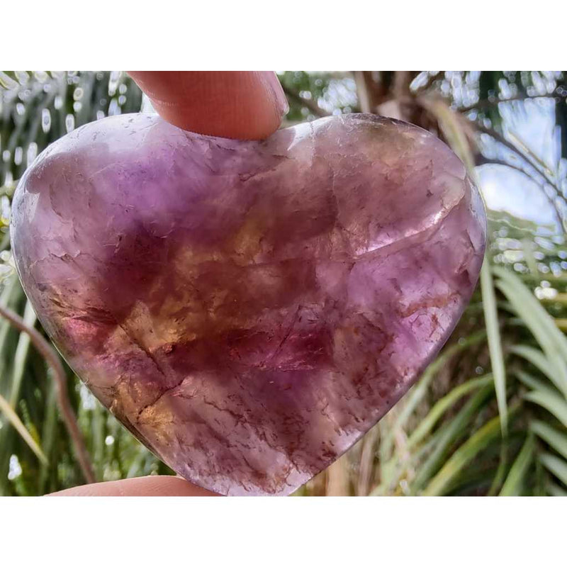 Coração de Ametrino Super Seven